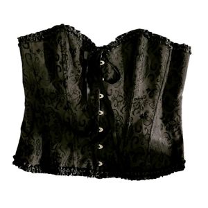 Black Goth Corset Top 6X